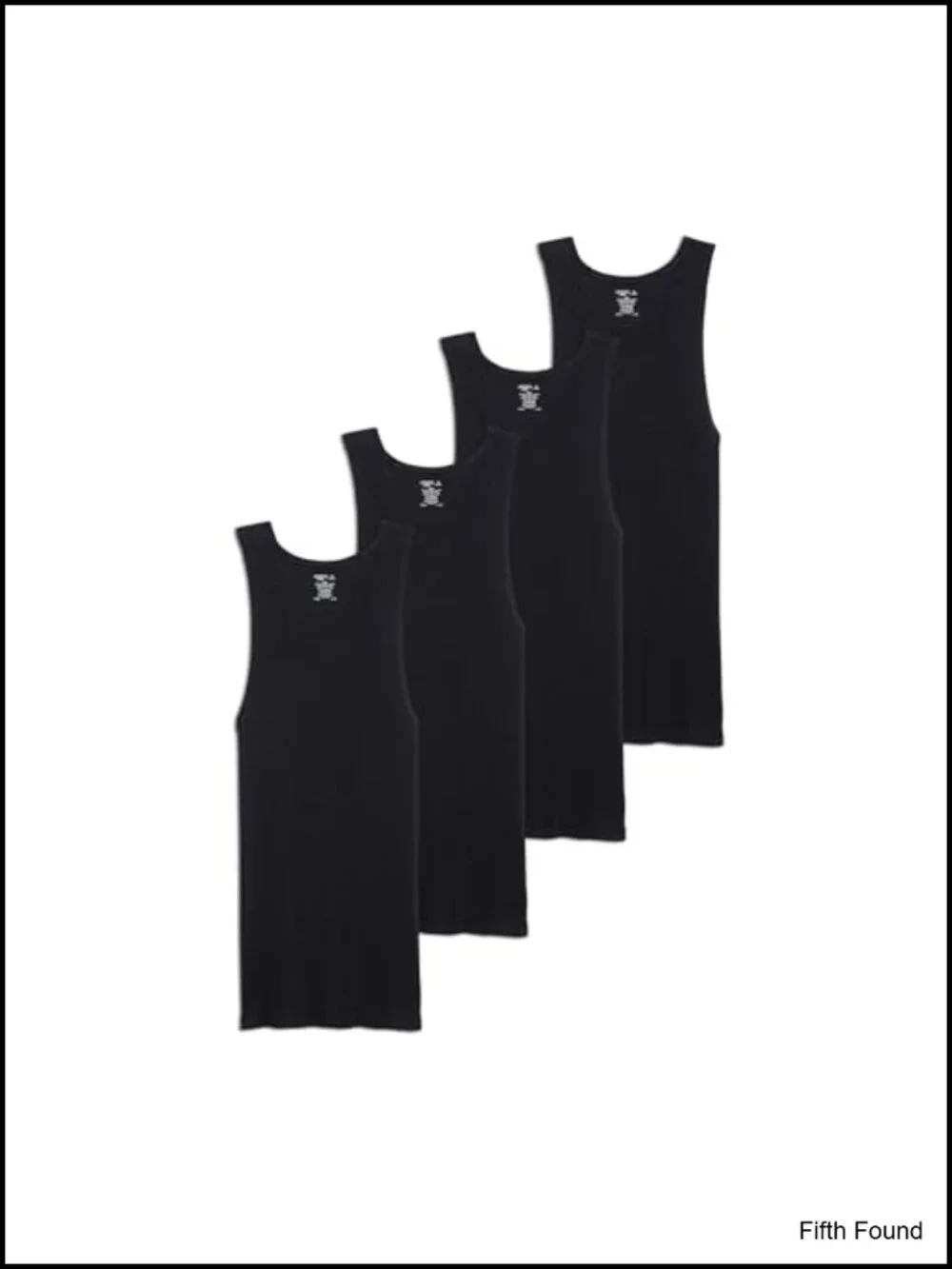 Jockey Men's Undershirt 100% Cotton A-Shirt Tank - 4 Pack